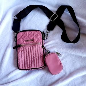 STEVE MADDEN Pink Crossbody Mini Bag